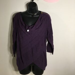 Purple International Concept Sweater